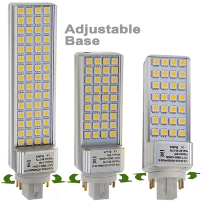 Right Angled Cfl Replacement Led Bulbs Replace Up To 32w Adjule Base Cfl Style Led Bulb