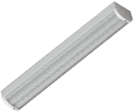 LED Tube Light Fixture, For Parking Structure, T8 LED Tubes 4FT  2 or 3 Lamp with Wrap Around Lens