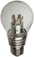 LED A19 Bulb, E26 Base, Dimmable, Clear, 7W