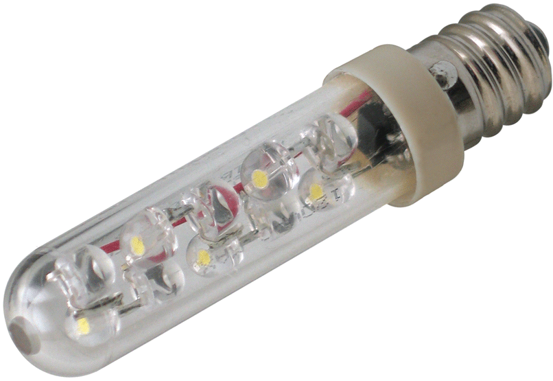 LED Tube Light Bulb T4 Size E12 Candelabra Base Only 0 9 Watts 